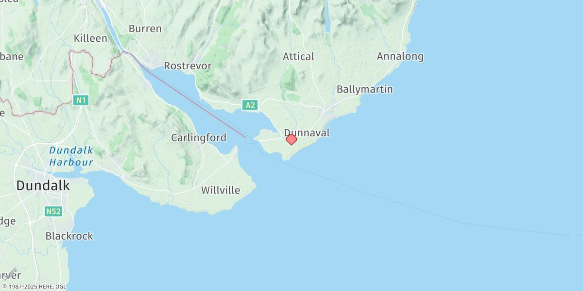 Map of Cranfield Point