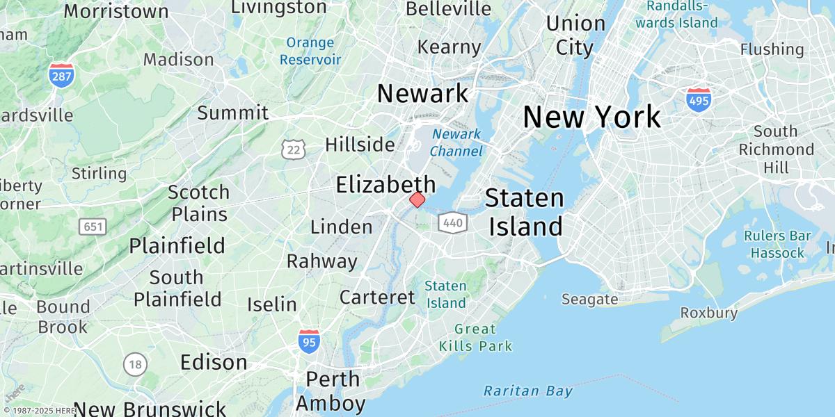 Map of Port Ivory, Howland Hook, N.y.