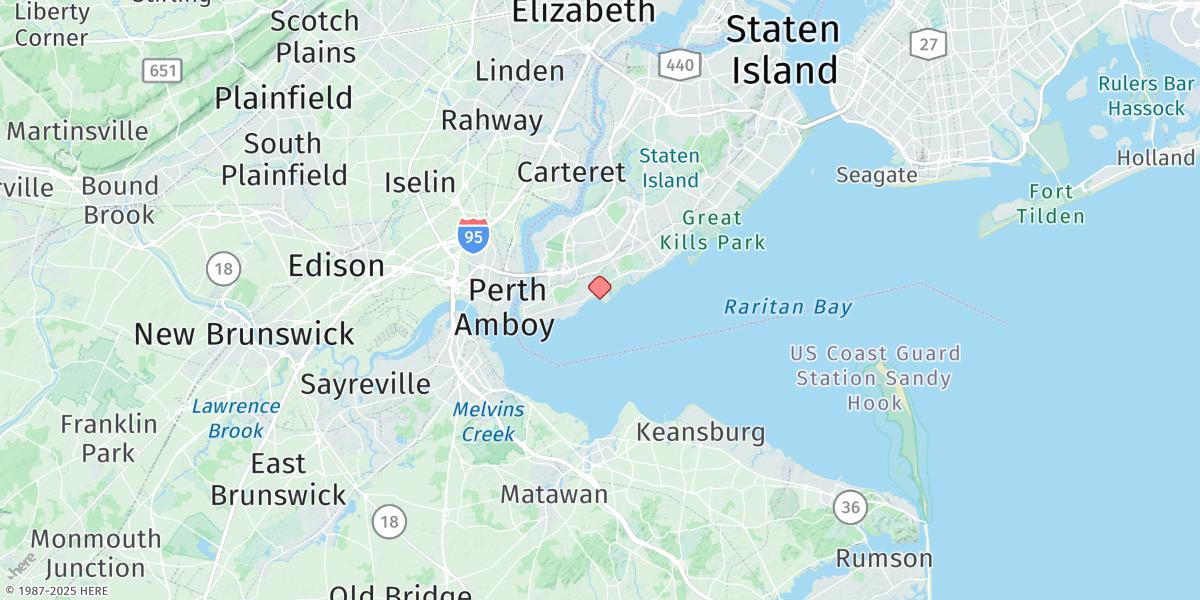 Map of Princes Bay