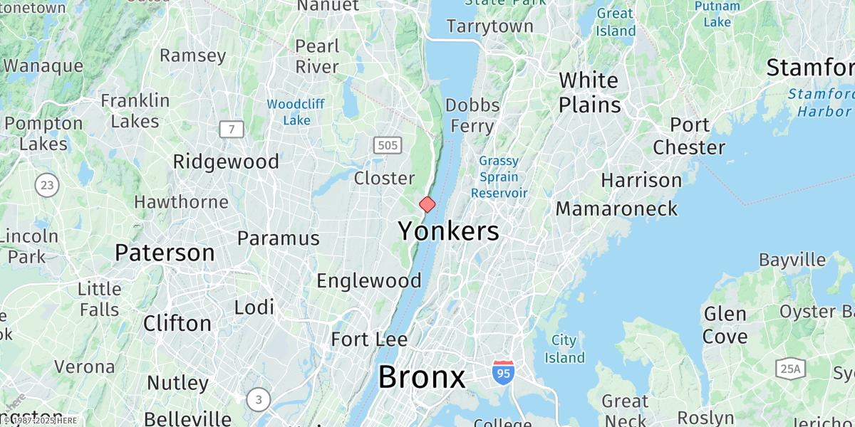 Map of Alpine, N.j.