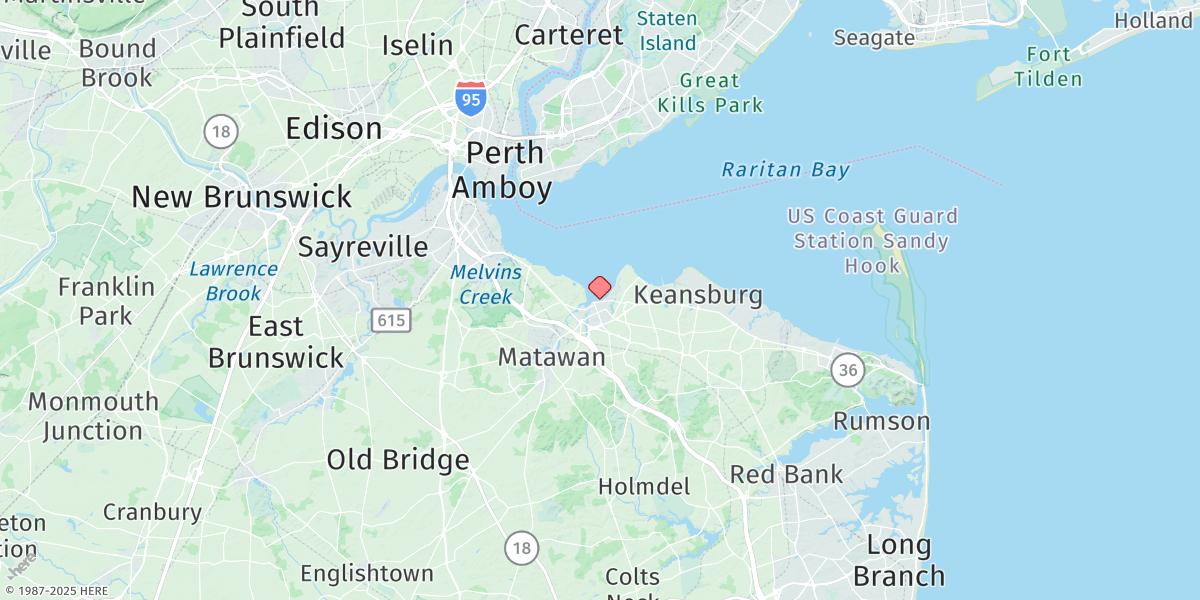 Map of Keyport