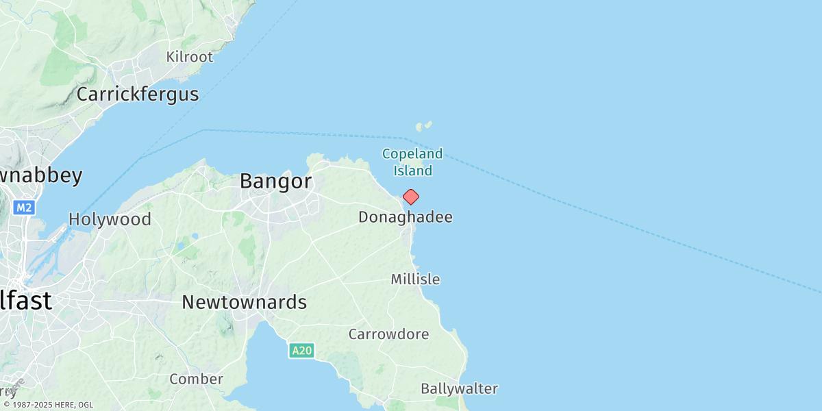 Map of Donaghadee