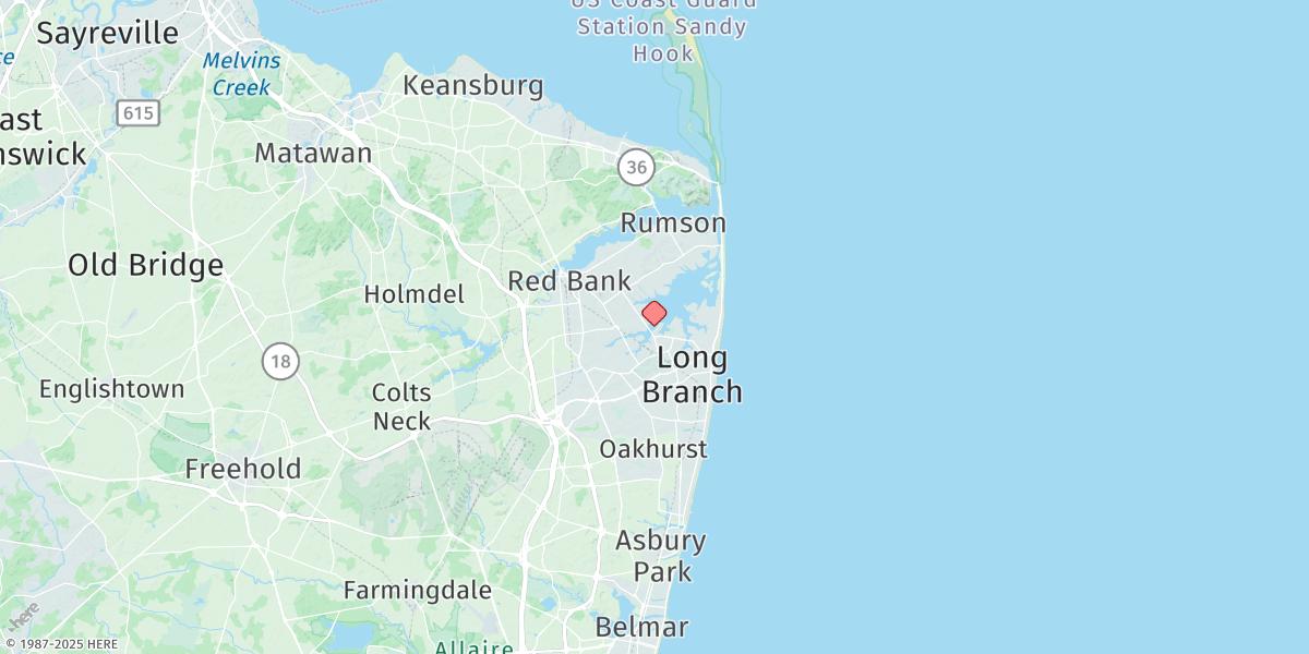 Map of Gooseneck Point, Bridge