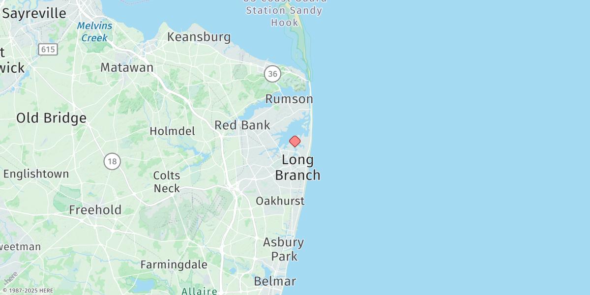 Map of Long Branch Reach