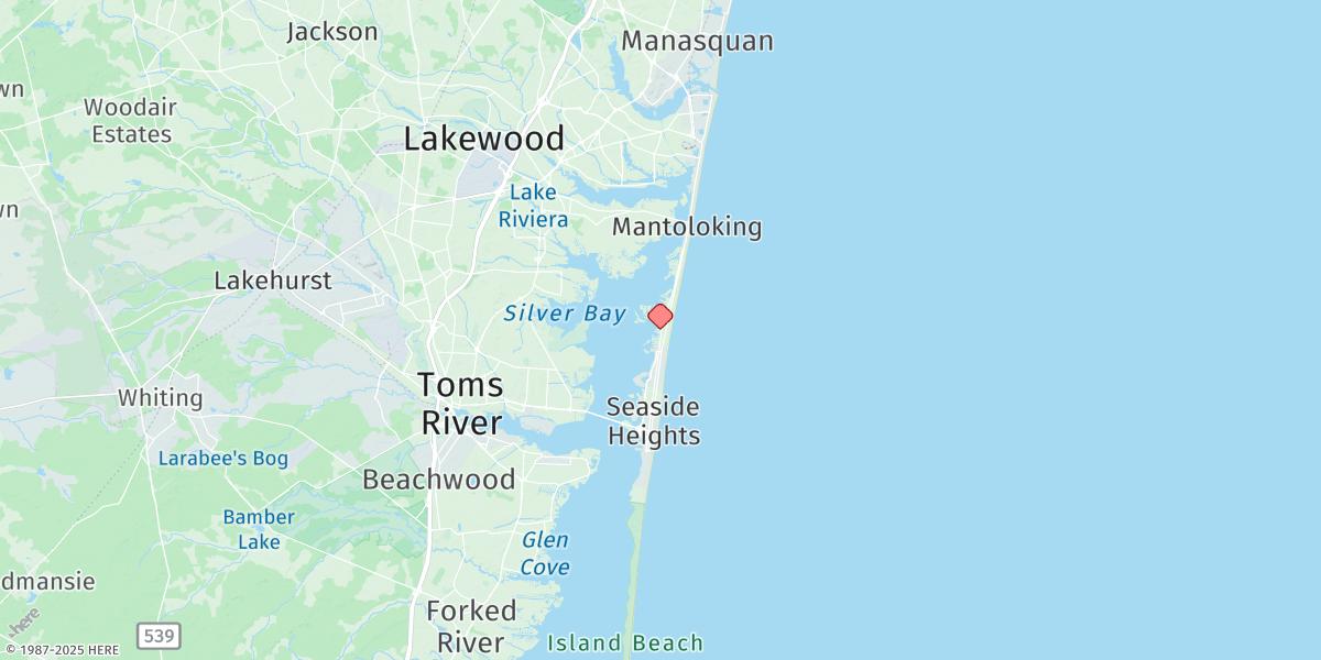 Map of Ocean Beach