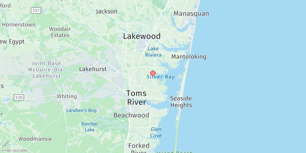 Map of Silver Bay, Silver Bay Marina