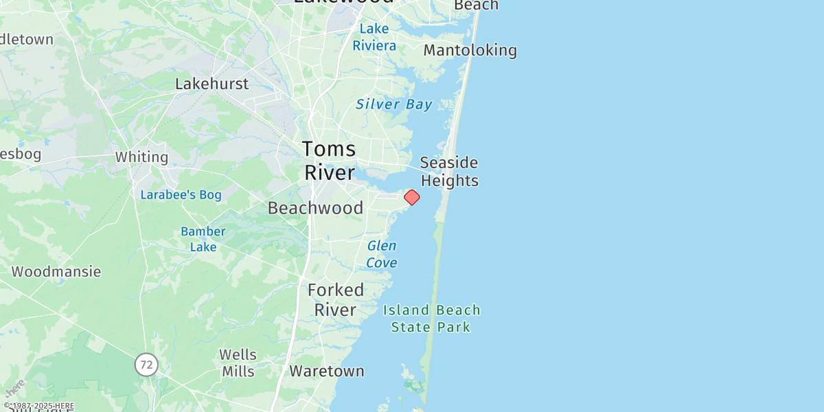 Map of Barnegat Pier