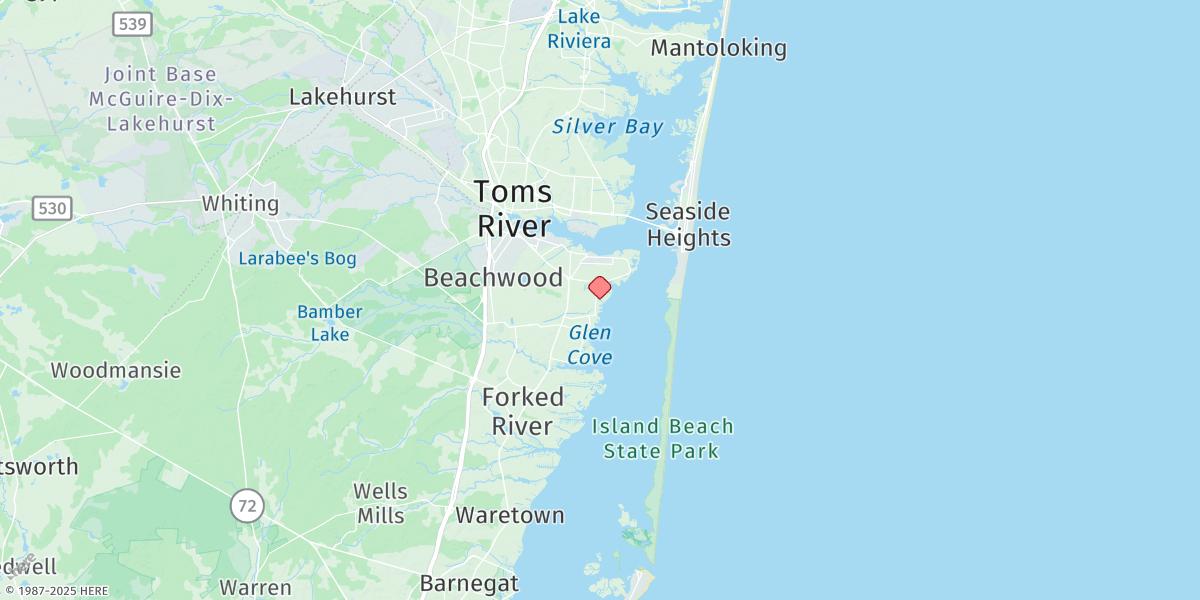 Map of Sloop Creek