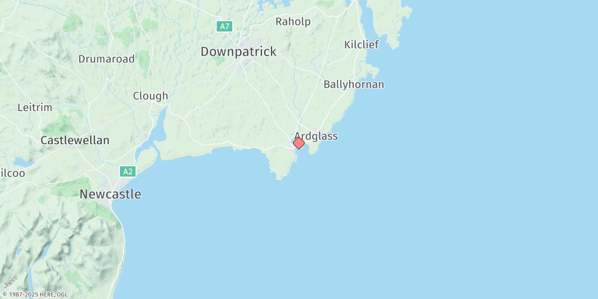 Map of Killough Harbour