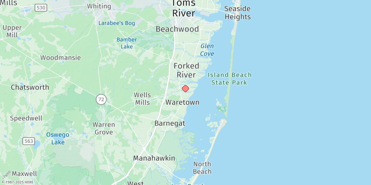Map of Oyster Creek