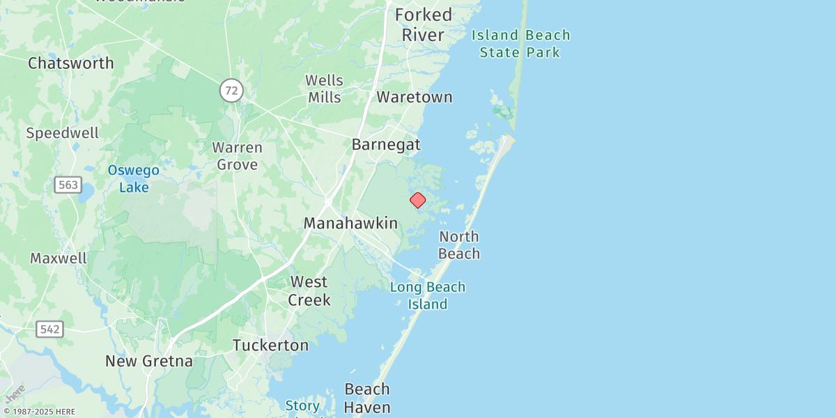 Map of Flat Creek