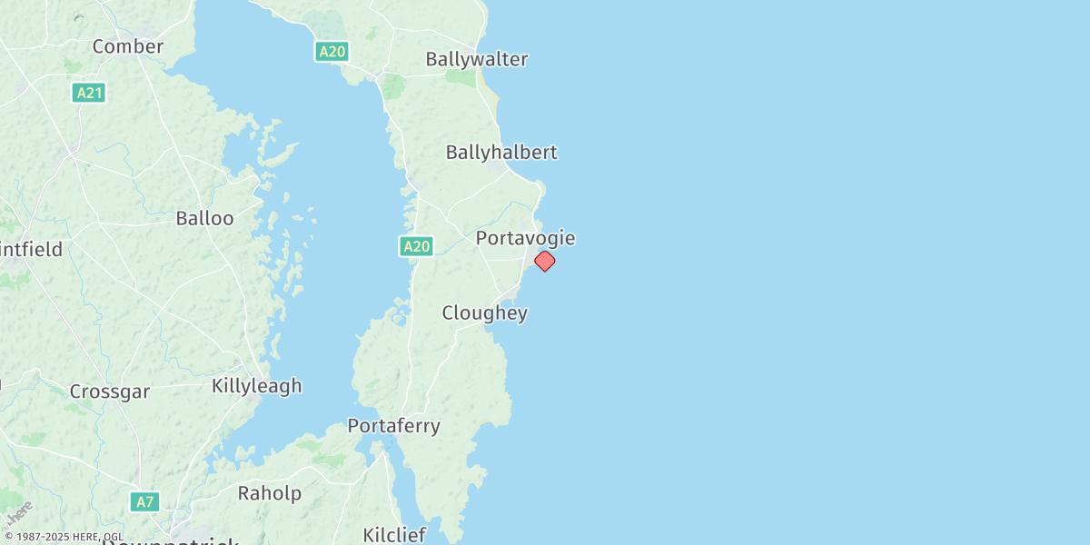 Map of Portavogie
