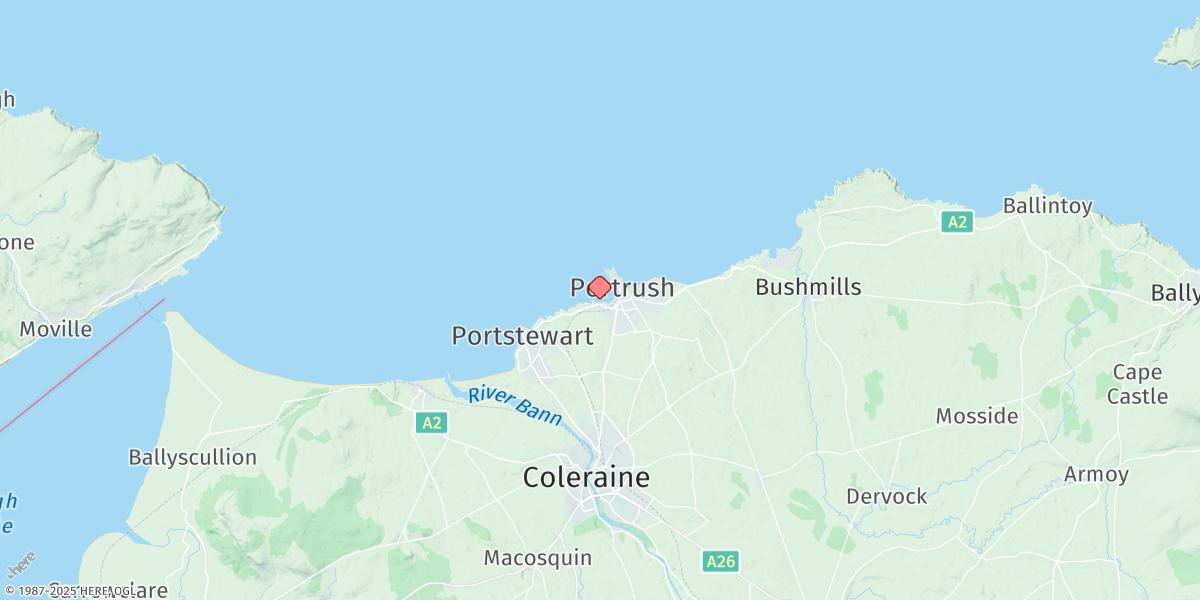Map of Portrush