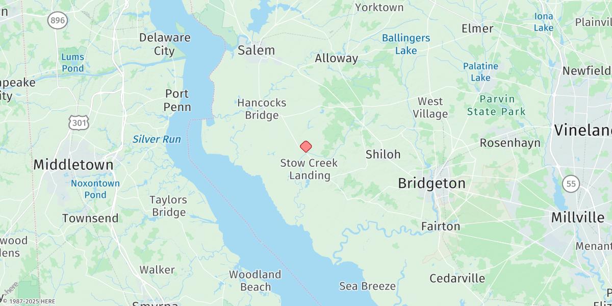 Map of Canton, Stow Creek, N.j.