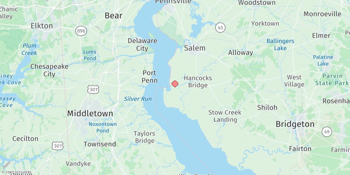 Map of 0.8 N.mi. Above Entrance