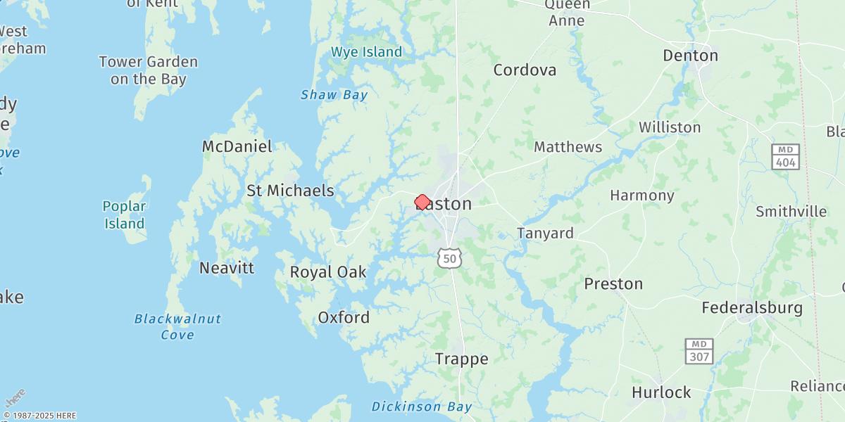 Map of Easton Point