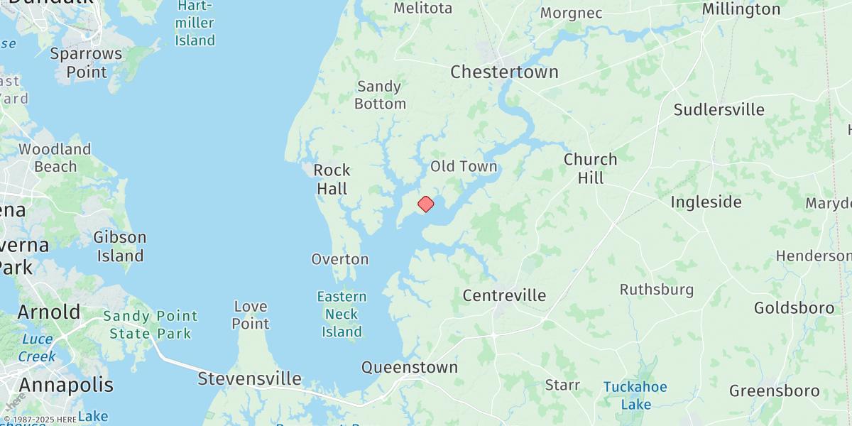 Map of Cliffs Point