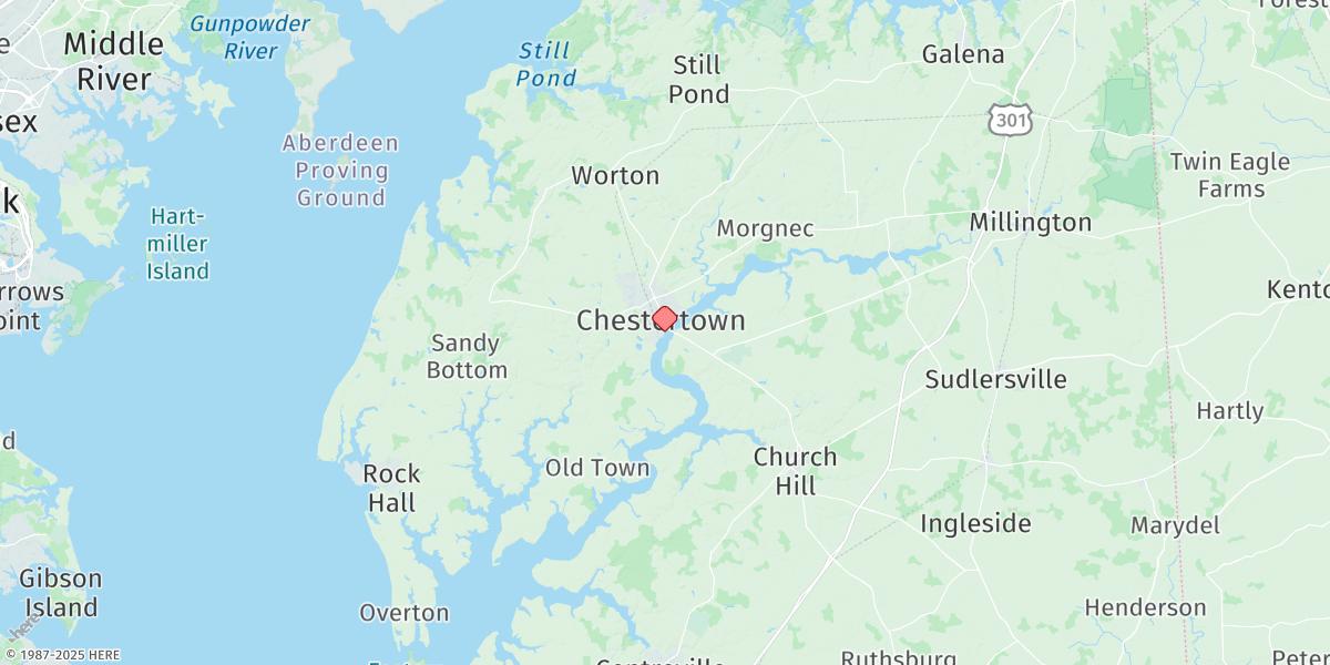 Map of Chestertown