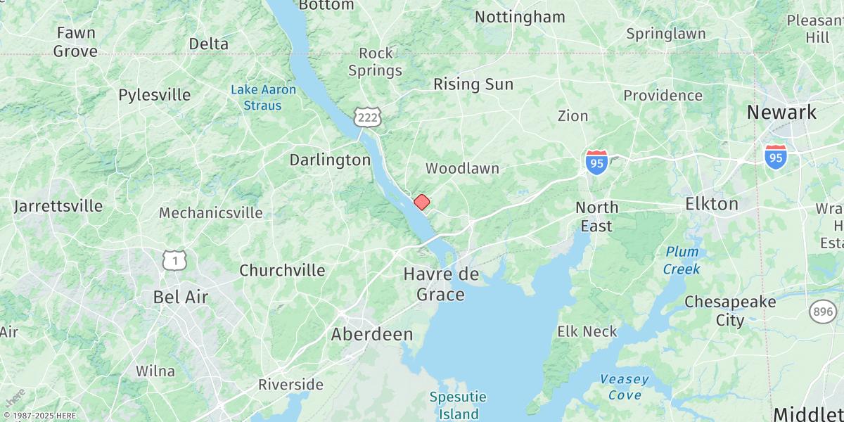 Map of Port Deposit