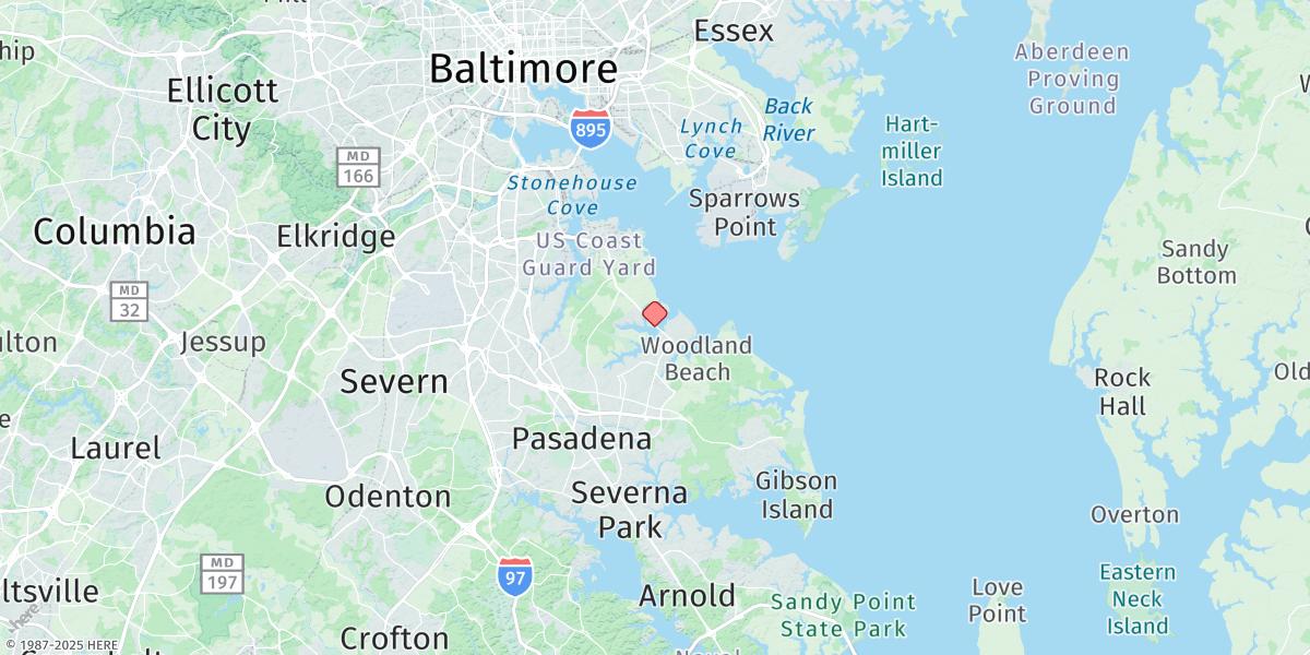 Map of Stony Creek