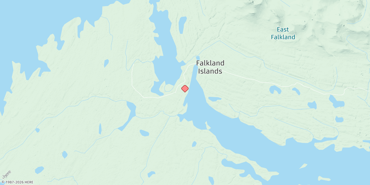 Map of Darwin Harbour (Goose Green)