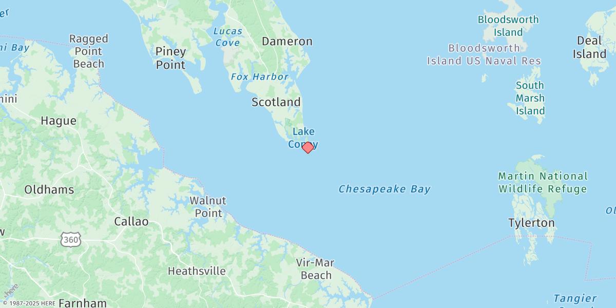 Map of Point Lookout