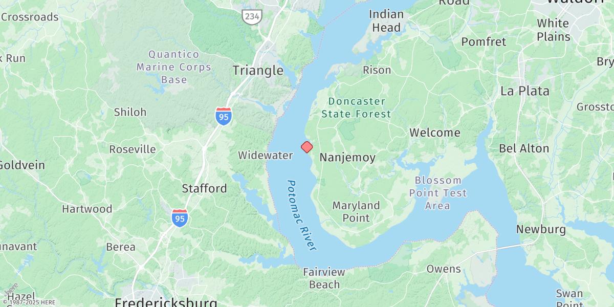 Map of Liverpool Point, Md.