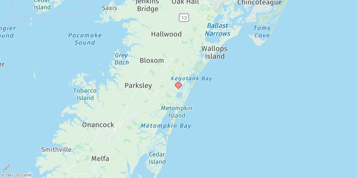 Map of Gargathy Neck