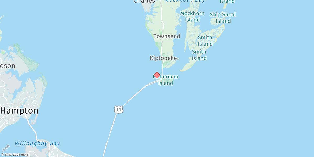 Map of Fishermans Island