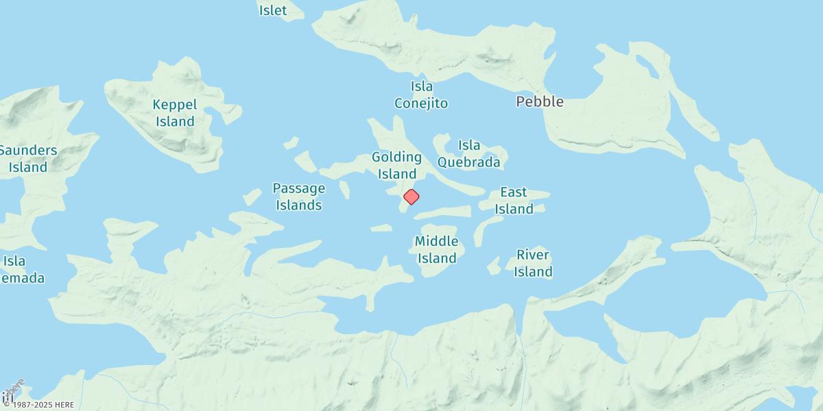 Map of Golding Island