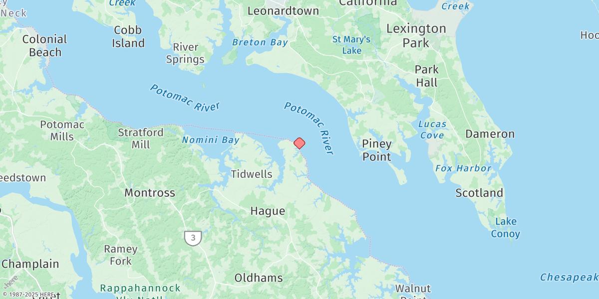 Map of Ragged Point, Coles Neck, Va.