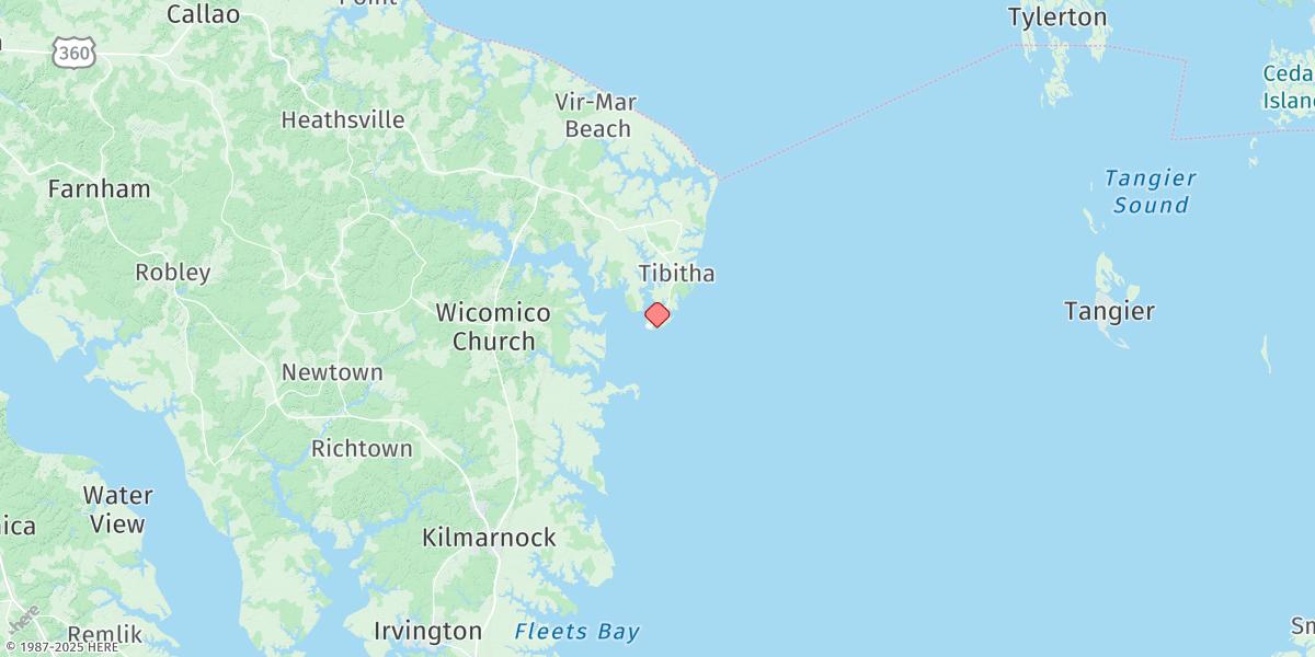 Map of Fleeton Point