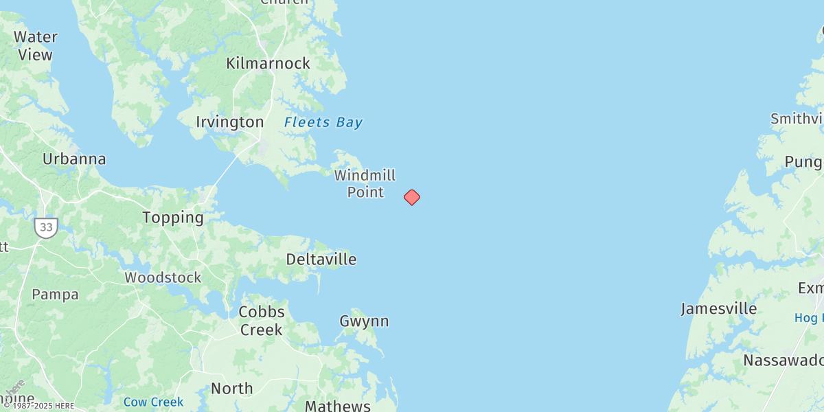 Map of Windmill Point Light