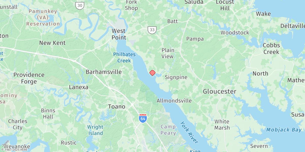 Map of Roane Point