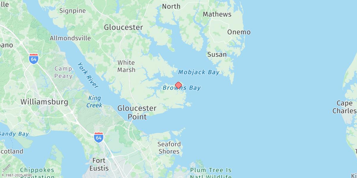 Map of Browns Bay