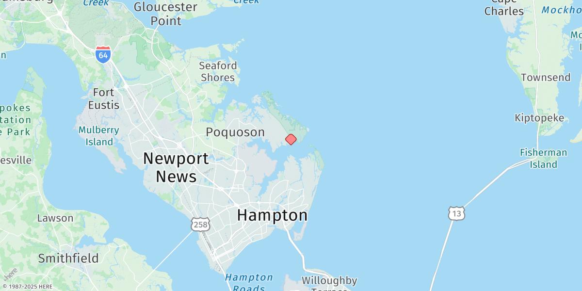 Map of Messick Point, Back River