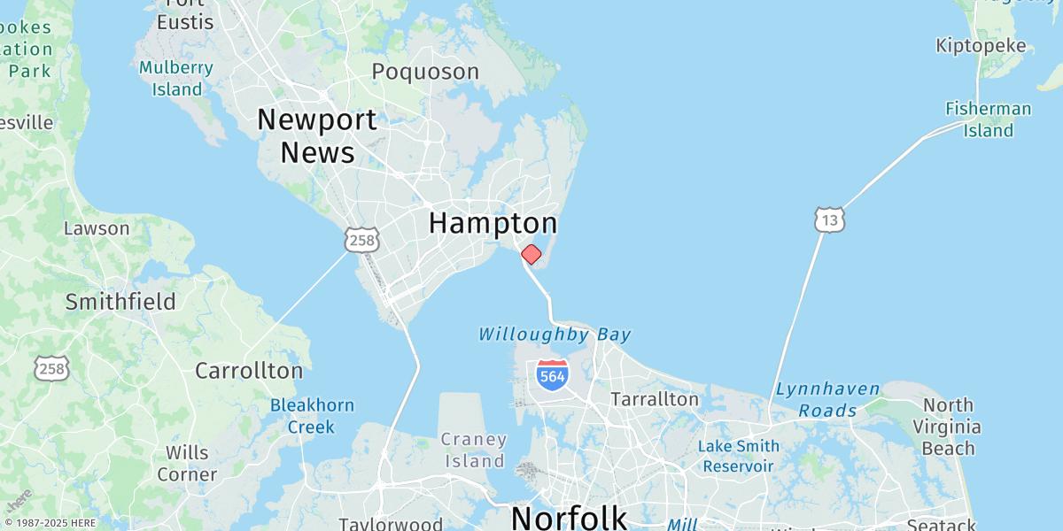 Map of Old Point Comfort