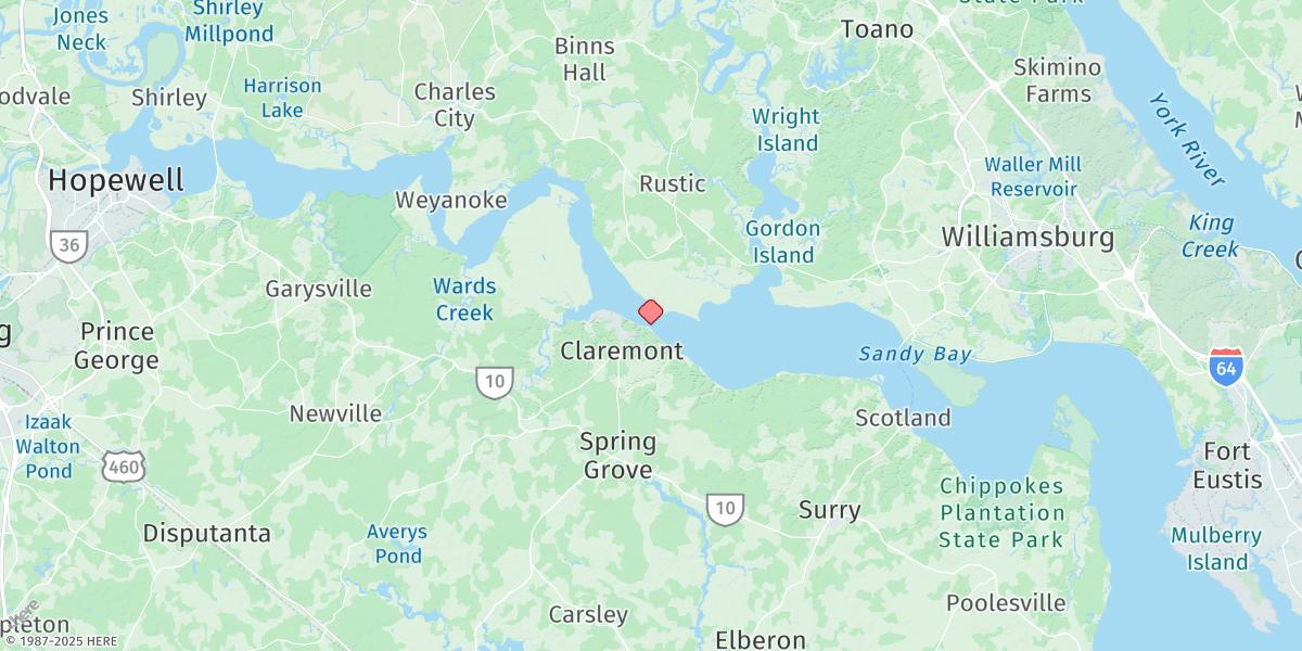 Map of Claremont