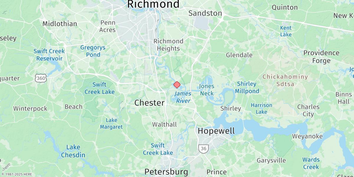 Map of Chester
