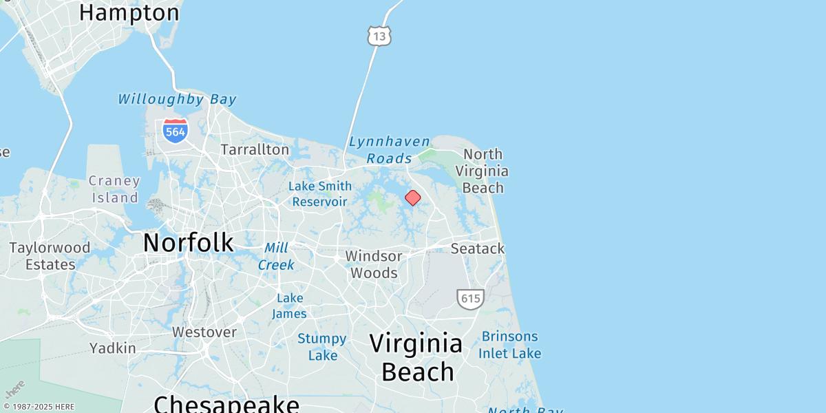 Map of Brown Cove