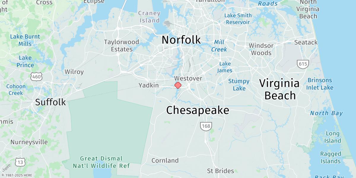 Map of Deep Creek Entrance