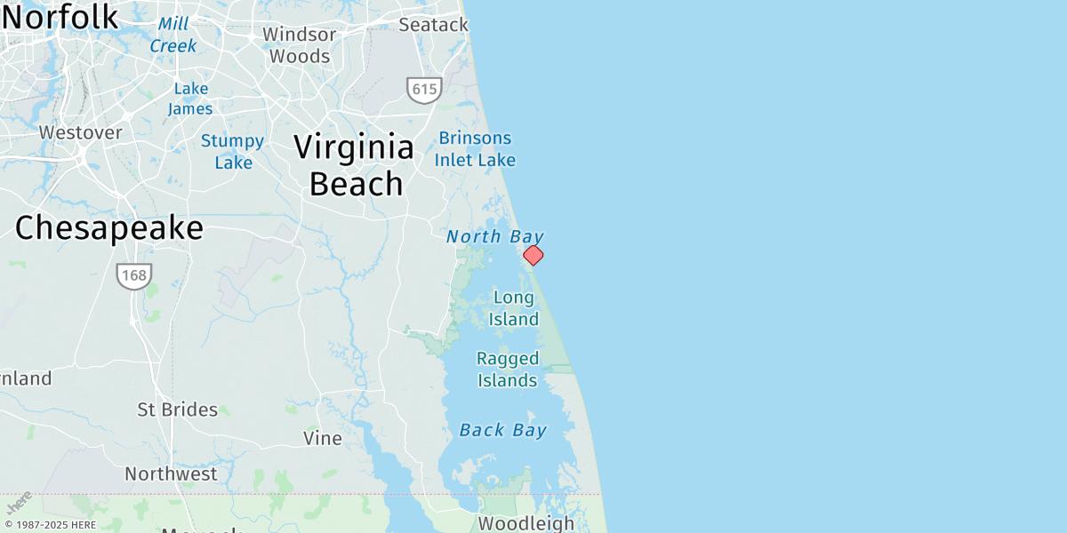 Map of Sandbridge