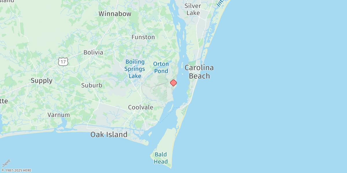 Map of Reaves Point