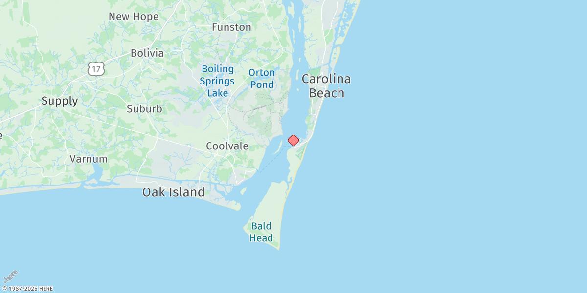 Map of Federal Point