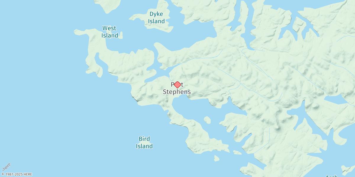 Map of Port Stephens