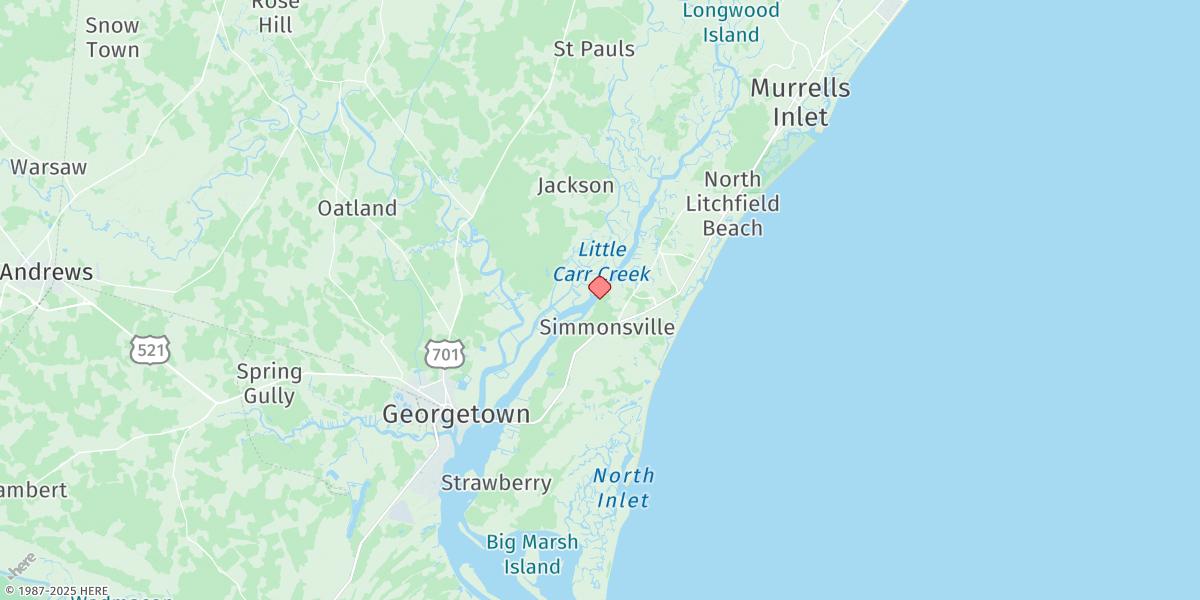 Map of Hagley Landing
