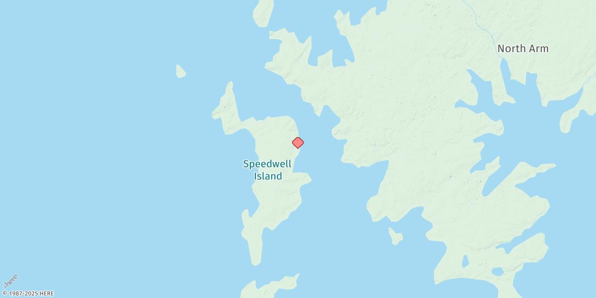 Map of Speedwell Island
