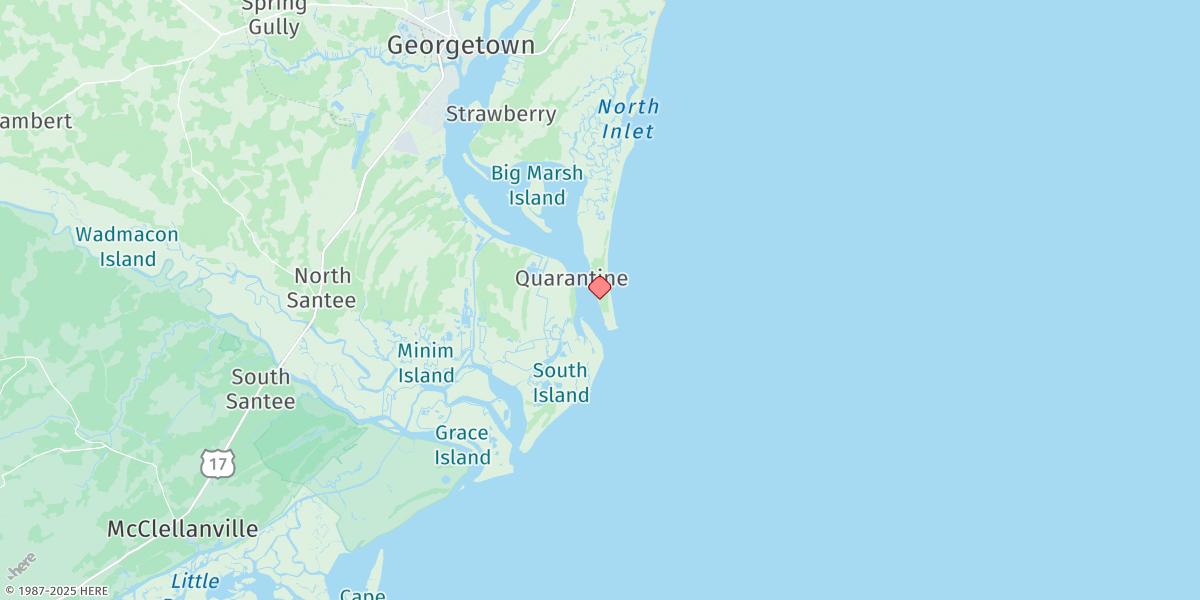 Map of Georgetown Lighthouse