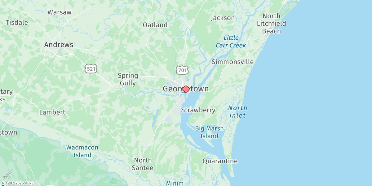 Map of Georgetown