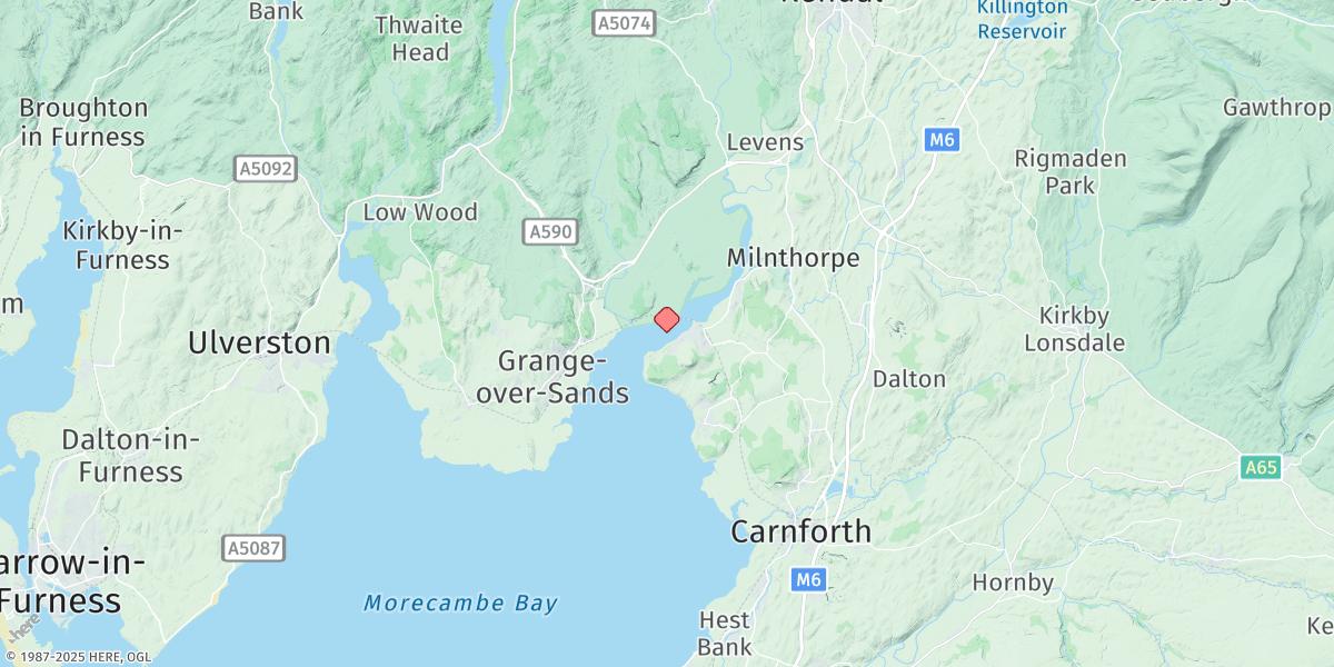 Map of Arnside
